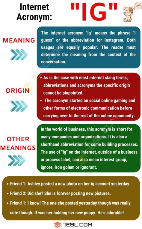 iggirl meaning|'IG' meaning: What are the various meanings for .